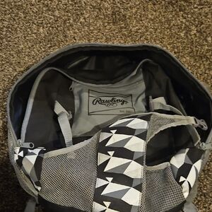 Rawlings Black and Gray Backpack